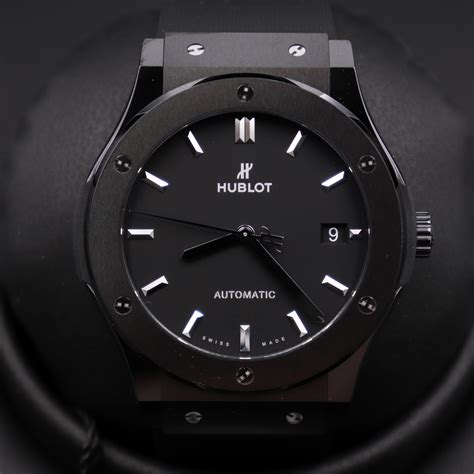 hublot classic fusion black dial price|Hublot Classic Fusion Black Magic, Blac.